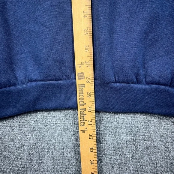 Spalding Polo Sweatshirt Mens XL Burgundy Navy Blue Colorblock Vintage Athletic - Picture 5 of 7